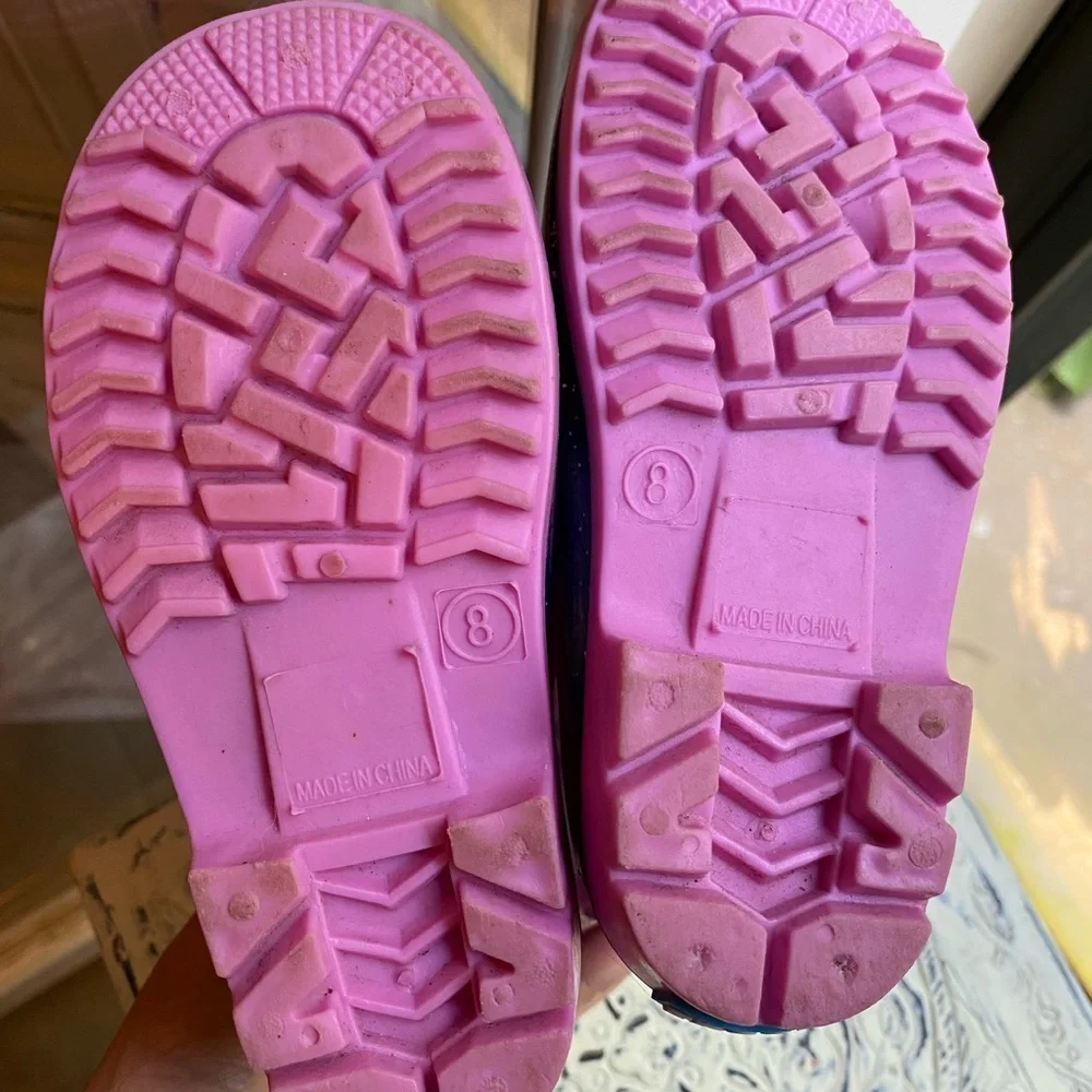 ☔️ Toddler Rain Boots Sz 8 🤩 - Picture 5 of 6